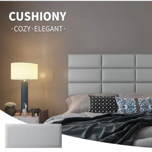 Art3d Peel and Stick Headboard twin Pack of 4 Panels Soundproof Wall Panels 3D,